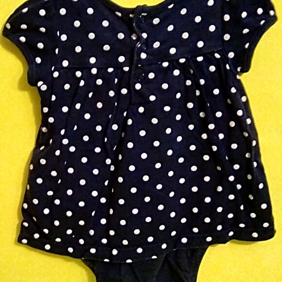 Carter's polka dot outfit & wonder nation top 12m - Picture 4 of 7
